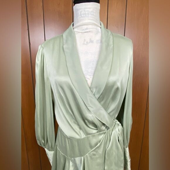 Zimmermann Silk Wrap V-Neck Minidress size 3/US size 10 - Picture 6 of 12